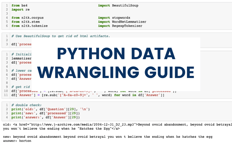 Top 66+ imagen data wrangling with python course