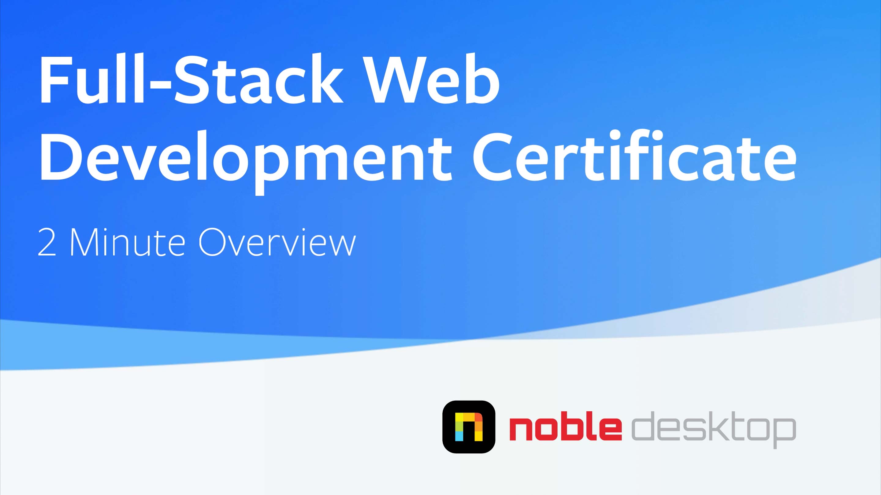 Professional Education Coding Bootcamp Full Stack